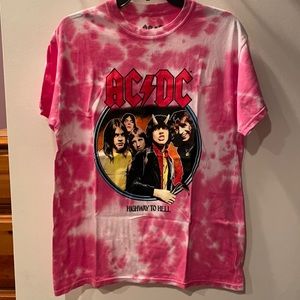 AC/DC Band Tie-Dye Tee
